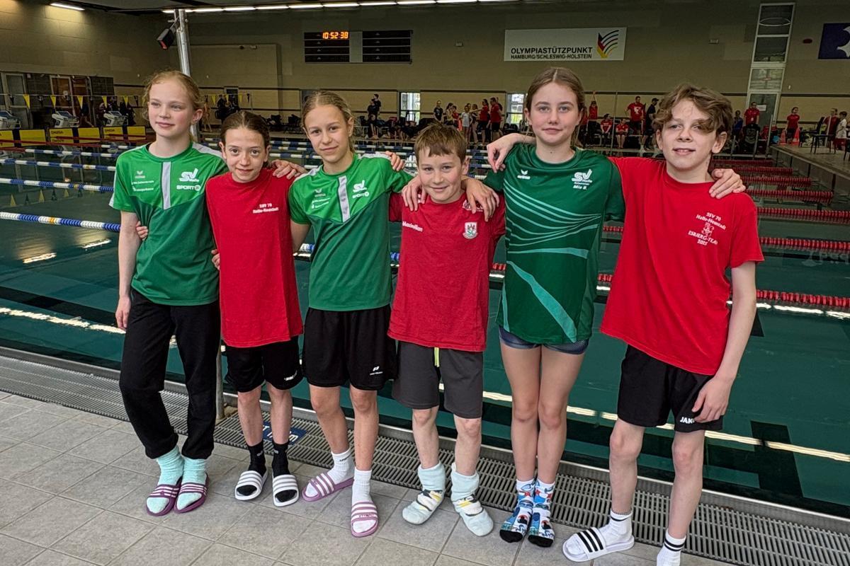 Ein Bild von allen Sportlern, die bei der Norddeutschen Meisterschaften 2026 in Hamburg gestartet sind.