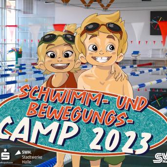 Los geht’s:  Anmeldung für Kinderschwimm-Camp 2023 Grafik: Per Janke 