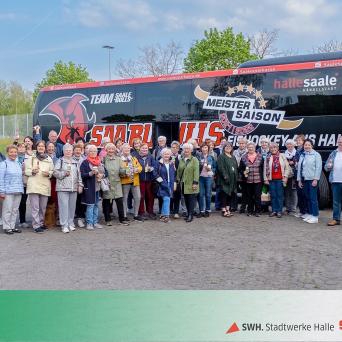 Busfahrt nach Weimar. Foto. SV Halle/Deutsch 